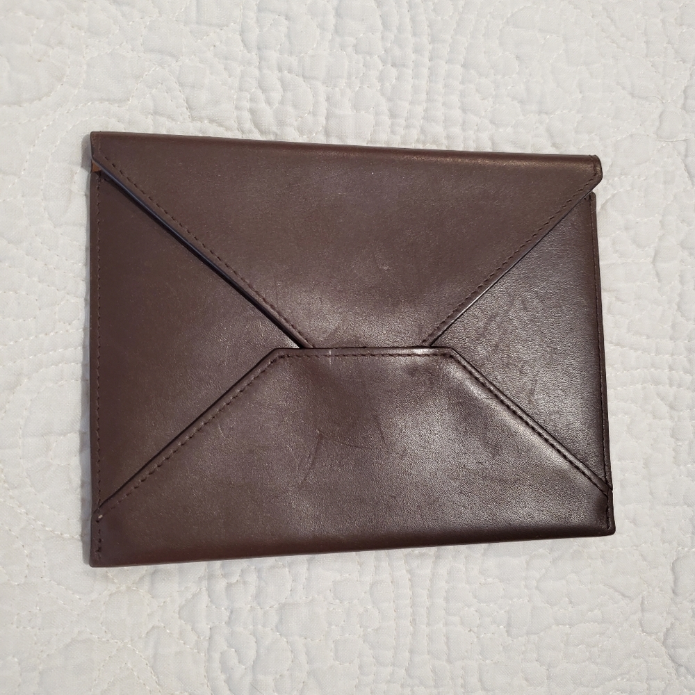 Coach Leather Envelope / Wallet for Photos, Receipts, Cards